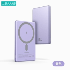 Pin Dự Phòng Không Dây Nam Châm siêu mỏng sạc nhanh 20w USAMS CD220 PB73 5000mAh
