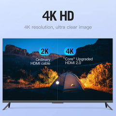 Cáp HDMI 2.0 VENTION VAA-B02 (Flat Cable, 4K@60Hz, 3D, 18Gbps)