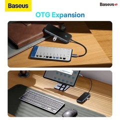Hub Mở Rộng Kết Nối Đa Năng Baseus AcmeJoy HUB Docking Station Cho Macbook Laptop iPad Điện Thoại