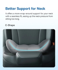 Gối Tựa Đầu Bằng Cotton Mềm Sử Dụng Trên Ô Tô Baseus Comfort Ride Series Car Lumbar Có Mút Đệm Lưng 3D Hỗ Trợ Cột Sống