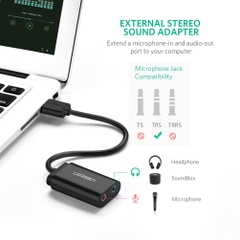 UGREEN USB 2.0 External Sound Adapter