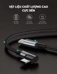 UGREEN Angled USB-C Cable Aluminum Case with Braided