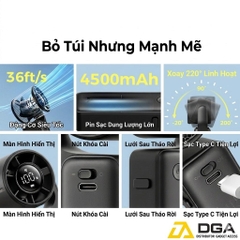 Quạt Cầm Tay AECOOLY AirGimbal Pro PF04s (4500mAh, 19H)