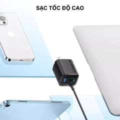 Củ Sạc Nhanh 2C+1A ANKER A2674 67W (ActiveShield™, GaN Technology)