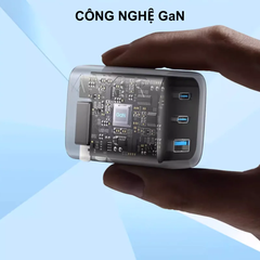 Củ Sạc Nhanh 2C+1A ANKER A2674 67W (ActiveShield™, GaN Technology)