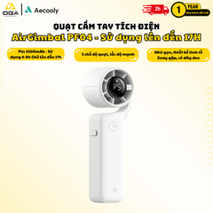 Quạt Cầm Tay AECOOLY AirGimbal PF04 (3500mAh & 4500mAh, 17H, Display Screen, 11m/s, 15000RPM, 220° Adjustable, 5-Speed Turbo Wind)