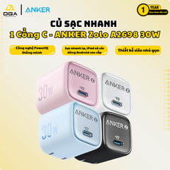 Củ sạc Anker Zolo 1C 20W/30W - A2699 - A2698