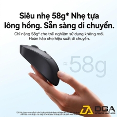 Chuột Không Dây Công Thái Học Baseus Editor EM2 (Bluetooth v5.3 & 2.4G Wireless Dual Mode, 45H, 4000 DPI, 300mAh, <30dB Quiet Clicking, Up to 250Hz Polling Rate)