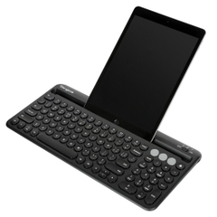 Bàn Phím Bluetooth Targus AKB867: Khe Đỡ Tablet Phone, 3 Thiết Bị