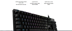 BÀN PHÍM LOGITECH G512 LIGHTSYNC RGB MECHANICAL GAMING