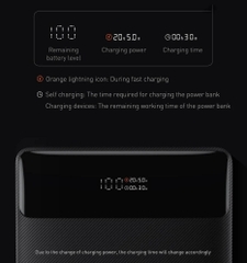 Pin Sạc Dự Phòng Laptop Baseus Blade High Power Digital Display Quick Charge Power Bank 20000mAh 100W (Sạc siêu nhanh, 4 cổng sạc Cx2 + USBx2, kèm cáp C to C, New Upgrade Version)