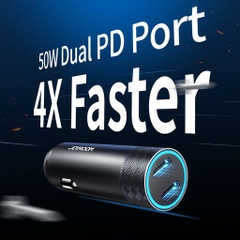 Tẩu sạc nhanh Joyroom CL13 50W 2 cổng sạc PD Car Charger