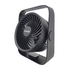 Quạt tuần hoàn tích điện để bàn RTAKO D06 Desktop Dual-Layer Circulating Fan (4000mAh, Xoay 360°, 5-Gear, 9H)