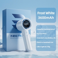 Quạt tích điện mini cầm tay RTAKO X5 High-Speed Cooling Fan (5000mAh, 15000RPM, sạc nhanh 20W, 3 Tốc Độ Quạt)