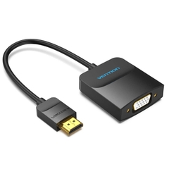Bộ chuyển đổi HDMI to VGA Vention 421 (1080p@60Hz) Có Cổng Kết Nối Âm Thanh và USB