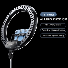 Đèn Livestream RTAKO AR-GTB01 Ring Light (18/22 inches, Ring Light with 3 Phone Holders)