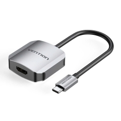 Vention USB-C to HDMI Converter 0.15M Gray Aluminum Alloy Type (TDEHB )