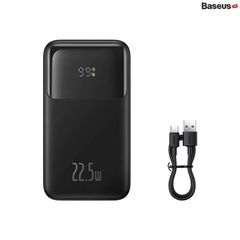 Pin Sạc Dự Phòng Baseus Comet Series Dual Cable Digital Display Cho iPhone, Type-C (10000mAh/20000mAh, 22.5W, Built-in Dual-Cable Fast Charge Power Bank)