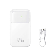 Pin Sạc Dự Phòng Baseus Comet Series Dual Cable Digital Display Cho iPhone, Type-C (10000mAh/20000mAh, 22.5W, Built-in Dual-Cable Fast Charge Power Bank)