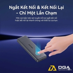 Bộ chuyển đổi Vention Enterprise-Grade Wireless HDMI to HDMI + VGA + 3.5mm TRS + USB-C Transmitter and Receiver Aluminum Alloy Type (ADTH0) - Xám