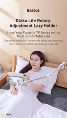 Giá đỡ giữ điện thoại chân kẹp dùng cho IPad Baseus Otaku life rotary adjustment lazy holder Pro（Applicable for phone/ ipad)