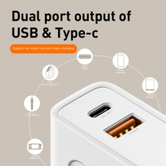 Bộ sạc nhanh tích hợp pin dự phòng 10000mAh Baseus Power Station 2 in 1