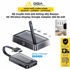 Bộ Truyền Hình Ảnh Qua HDMI Không Dây Baseus 4K Wireless Display Dongle Adapter Cho Smartphone/ iPad/ Macbook