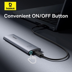 Box Đựng Ổ Cứng Di Động SSD M.2 Baseus FlyJoy Series SSD Enclosure Type C 3.2 Gen2 (New Upgrade Version, M.2 NVMe and SATA 2280, 2260, 2242, 2230)