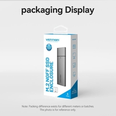 Box Đựng Ổ Cứng Di Động SSD M.2 Vention M.2 NGFF SSD Enclosure KPFH0 (USB 3.1 Gen 2-C)