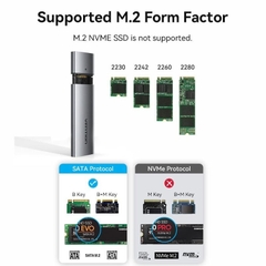 Box Đựng Ổ Cứng Di Động SSD M.2 Vention M.2 NGFF SSD Enclosure KPFH0 (USB 3.1 Gen 2-C)