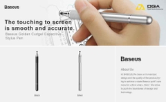Bút cảm ứng điện dung 2 trong 1 Baseus Golden Cudgel Capacitive Stylus Pen