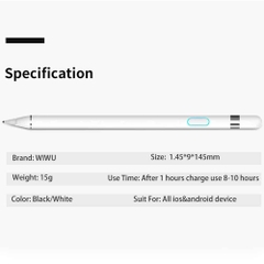 Bút cảm ứng WiWU PICASO Active Stylus -P339 cho Tablet, iPad