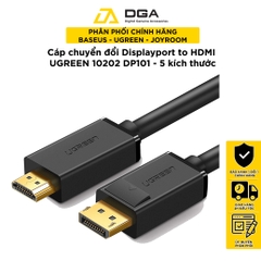 Cáp chuyển đổi Displayport to HDMI Ugreen 10202 DP101