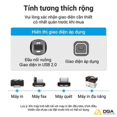 Cáp Dành Cho Máy In USB 2.0 to Type-B VENTION COQ
