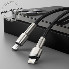 Cáp sạc nhanh C to Lightning 20W cho iPhone 12 Series Baseus Cafule Metal Series