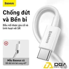Cáp sạc nhanh iPhone C to Lightning Baseus Superior Series PD 20W truyền dữ liệu 480Mbps