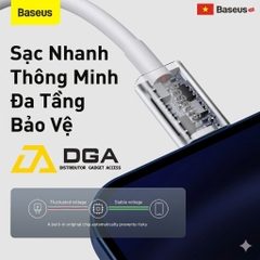 Cáp sạc nhanh iPhone C to Lightning Baseus Superior Series PD 20W truyền dữ liệu 480Mbps