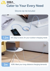 Cáp Sạc Nhanh Type C to Type C 100W Baseus Jelly Liquid Silica Gel Fast Charging Data Cable