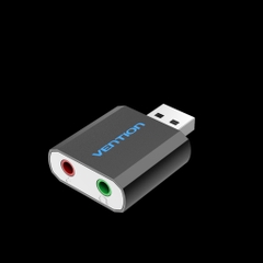 Card âm thanh USB Vention VAB-S17-B (USB to 3.5mm)