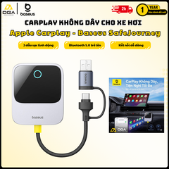 Carplay Không Dây Baseus SafeJourney Series (Dual-screen Control)