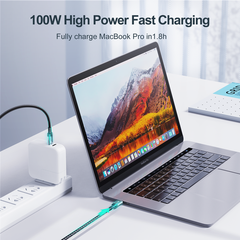 Cáp sạc Joyroom S-CC100A10 Extraordinary Series 100W Type-C to Type-C Fast Charging Data Cable 1.2m-Black