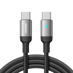 Cáp sạc Joyroom S-CC100A10 Extraordinary Series 100W Type-C to Type-C Fast Charging Data Cable 1.2m-Black