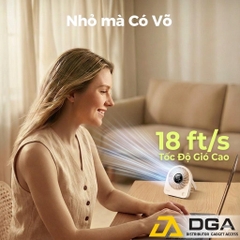 Quạt Để Bàn Cầm Tay Mini AECOOLY Chic 02 TE01 Pin 2000mAh Chạy Đến 11 Giờ 4 Tốc Độ Gió Siêu Mát Tiện Lợi