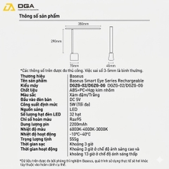 Đèn để bàn thông minh Baseus Smart Eye Series Charging Folding Reading Desk Lamp