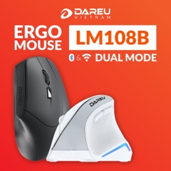 Chuột không dây Dareu LM108B Công Thái Học