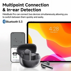 Tai Nghe Không Dây TWS QCY Melobuds Pro ANC (Bluetooth v5.3, 8.5H, LDAC, Hi-Res Audio, ENC)