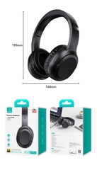 Tai Nghe Chụp Tai USAMS YG23 (Bluetooth v5.3, 300mAh, 40hrs, 3D Stereo Sound, HD calls, thumping bass, customized 3D stereo sound, immersive music listening)
