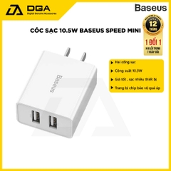 Cóc sạc 10.5W Baseus Speed Mini Dual U Charger