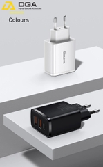 Cóc sạc nhanh siêu nhỏ gọn Baseus Compact Quick Charger 30W