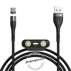 Cáp từ hỗ trợ sạc nhanh Baseus Zinc Magnetic Gen5 Safe Fast Charging Cable